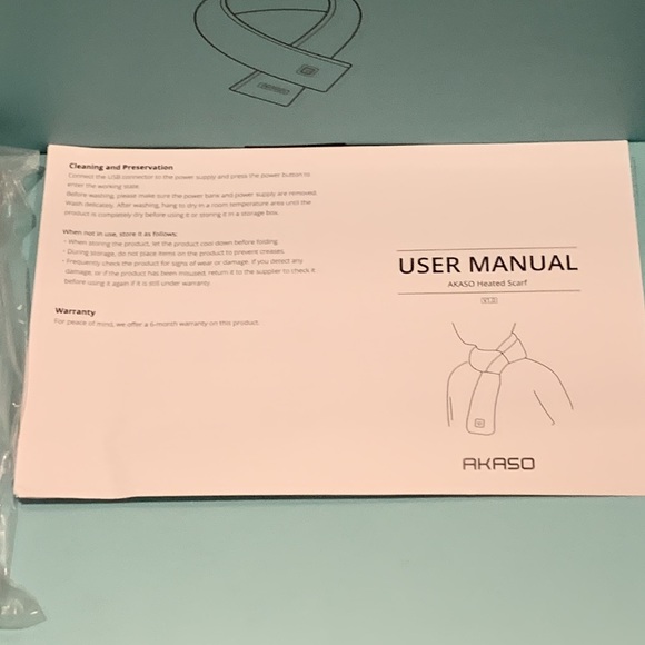 AKASO BRAND NEW IN BOX WIRELESS HEATED SCARF - Picture 4 of 10